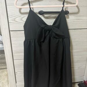 Elegant Black Mini Dress